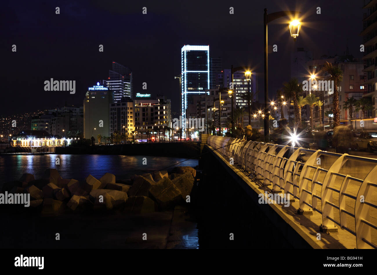 Corniche Beirut Libanon arabischen Nahen Osten libanesischen Stockfoto