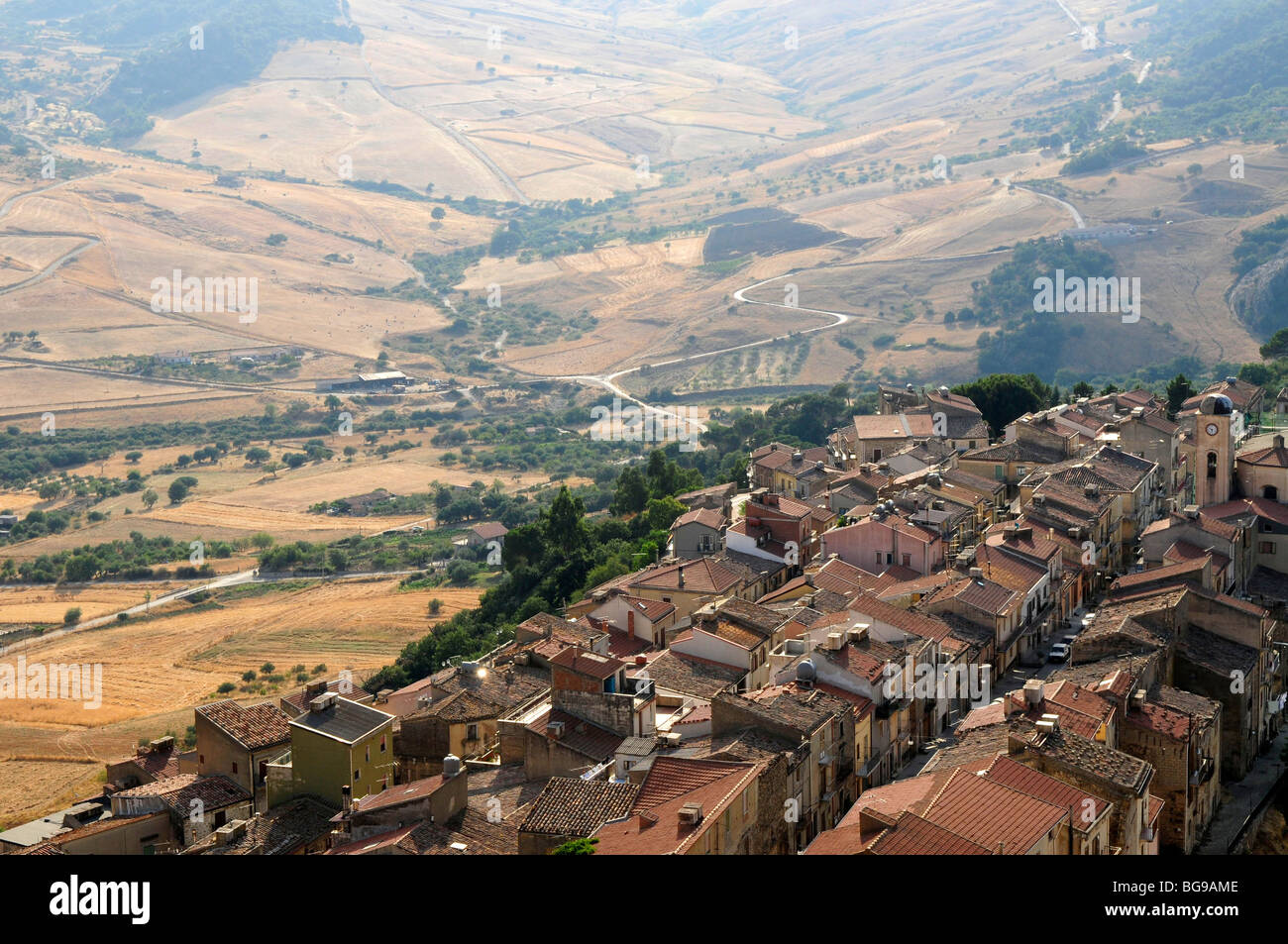 Italien, Sizilien: Das Nebrodi-Gebirge Stockfoto