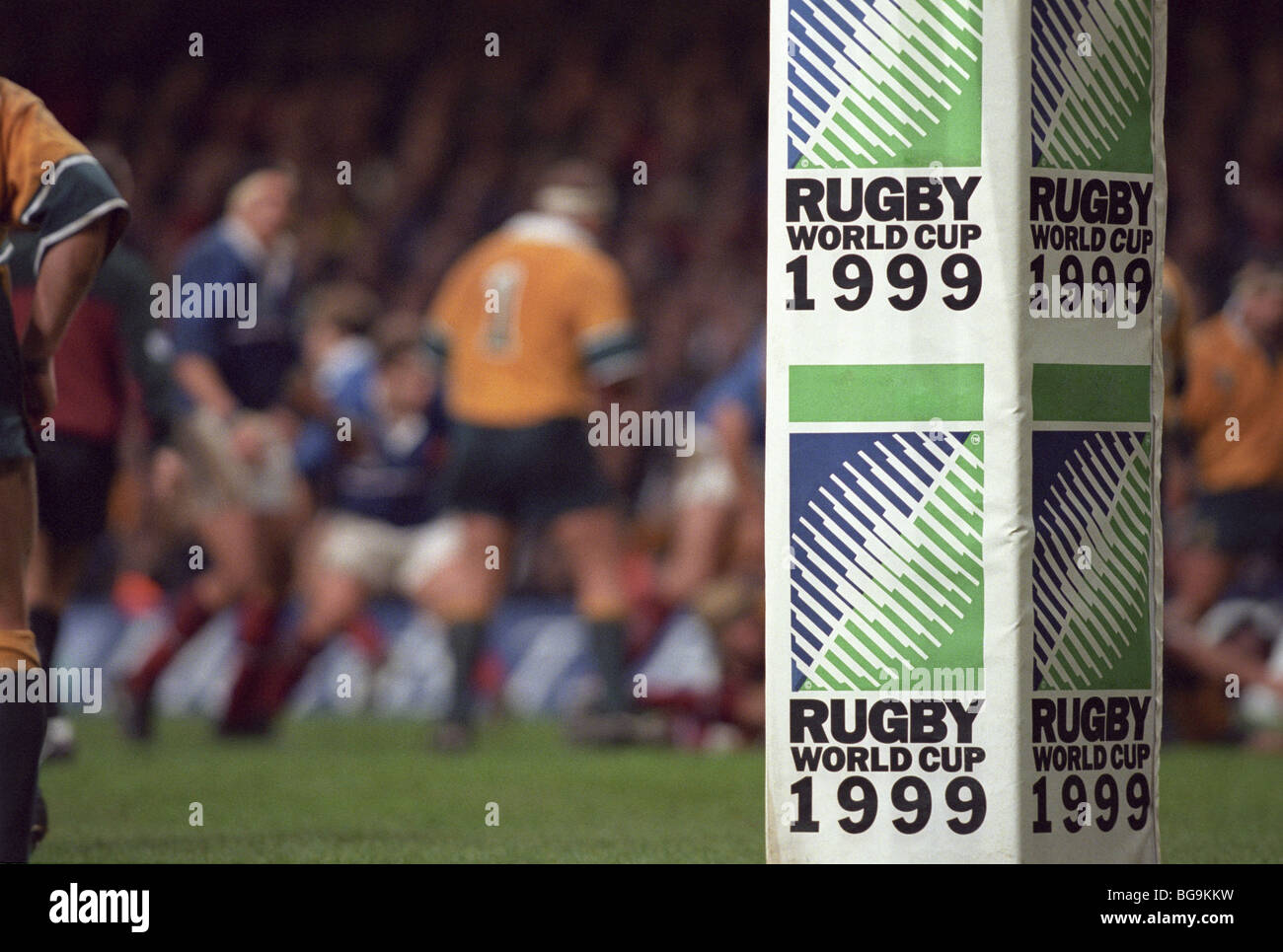 Rugby World Cup banner Stockfoto