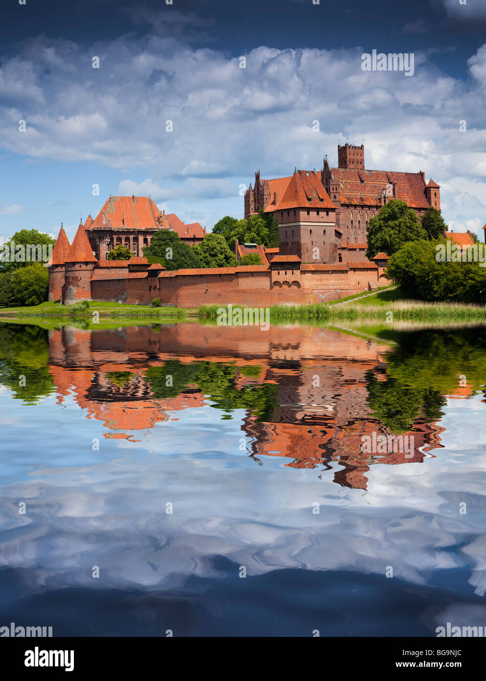 Schloss Marienburg, Danzig, Polen Stockfoto