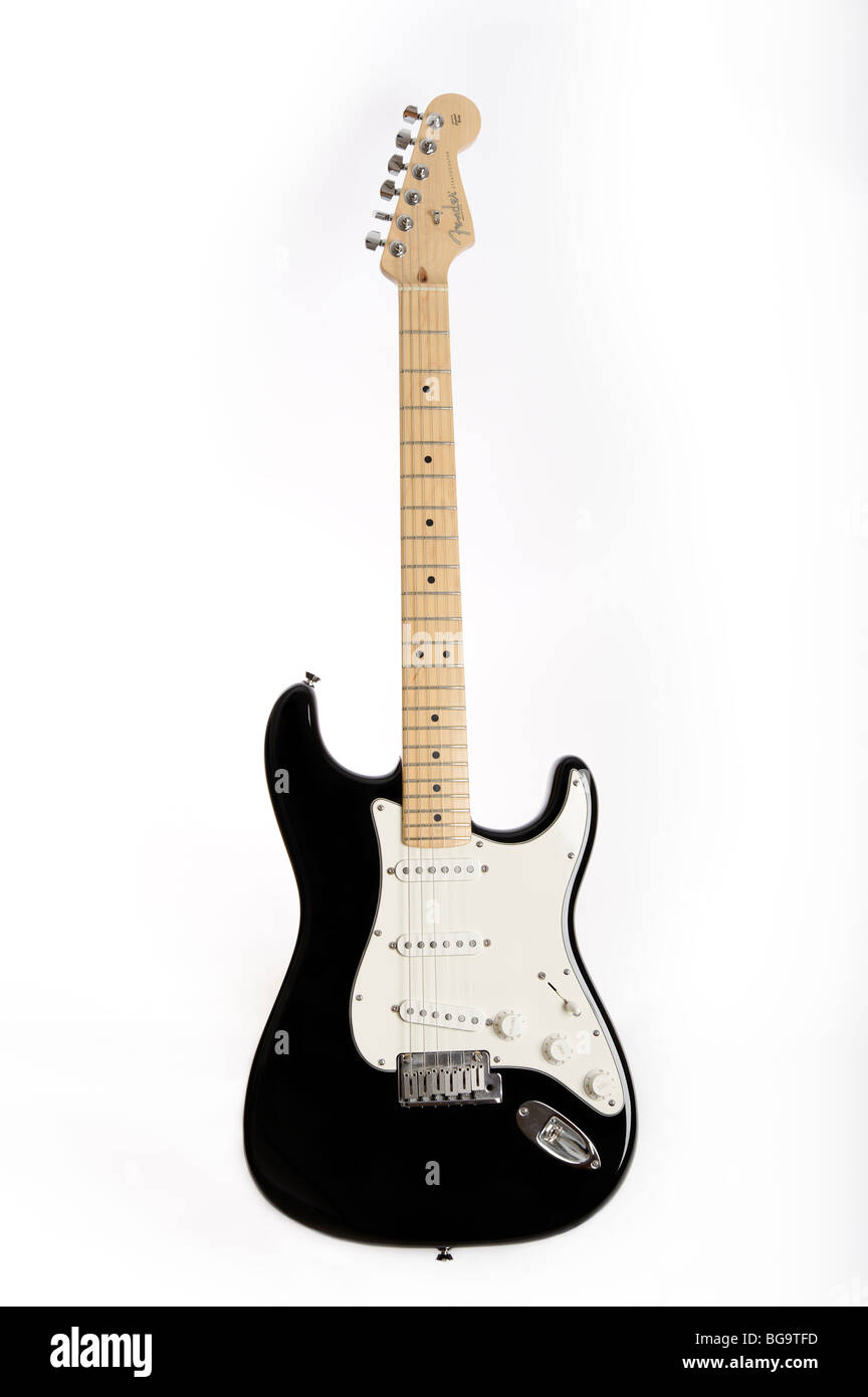 Strat - Fender Stratocaster E-Gitarre Stockfoto