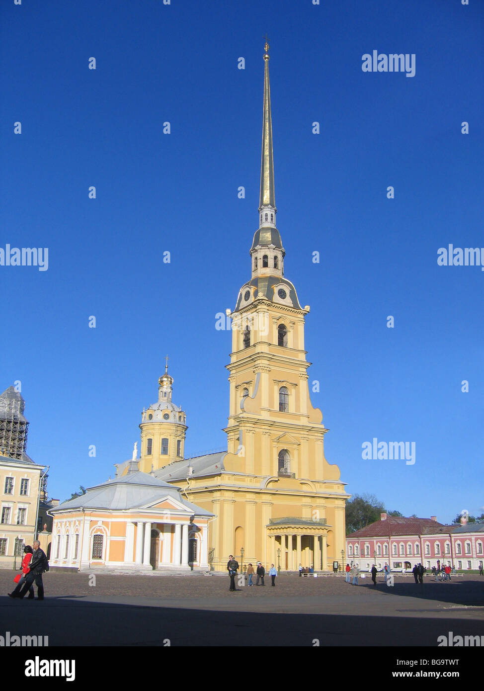 Peter-Pauls-Festung, Sankt Petersburg, nordwestlichen Bezirk, Russland Stockfoto