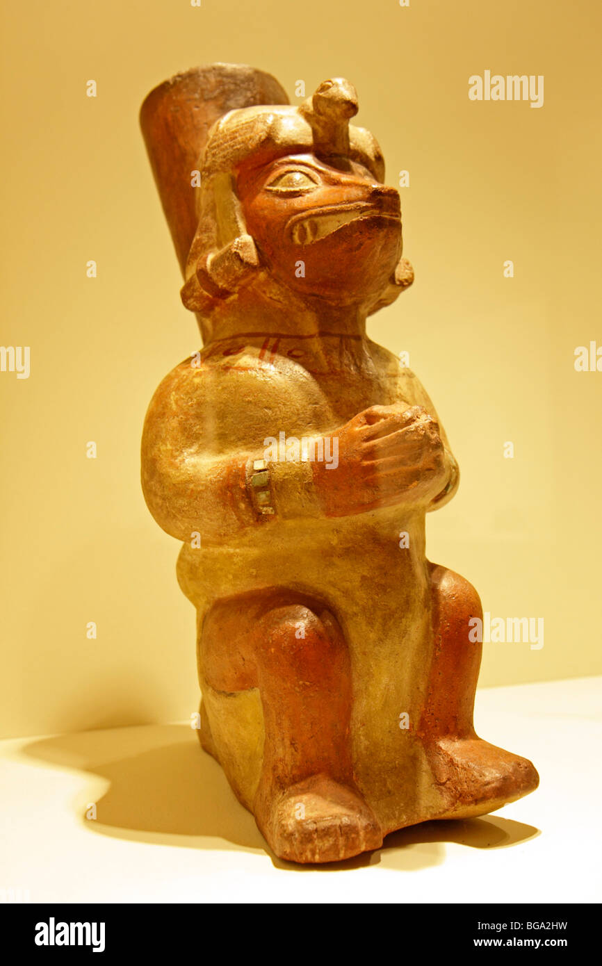 mythische Figur an das National Museum, Lima, Peru, Südamerika Stockfoto