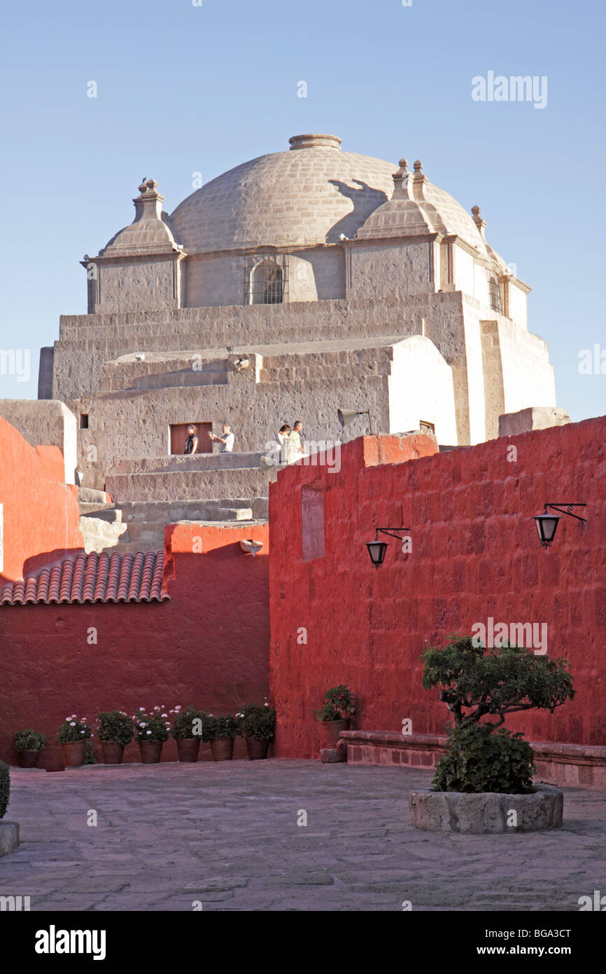 Kirche von Santa Catalina Convent, Arequipa, Peru, Südamerika Stockfoto