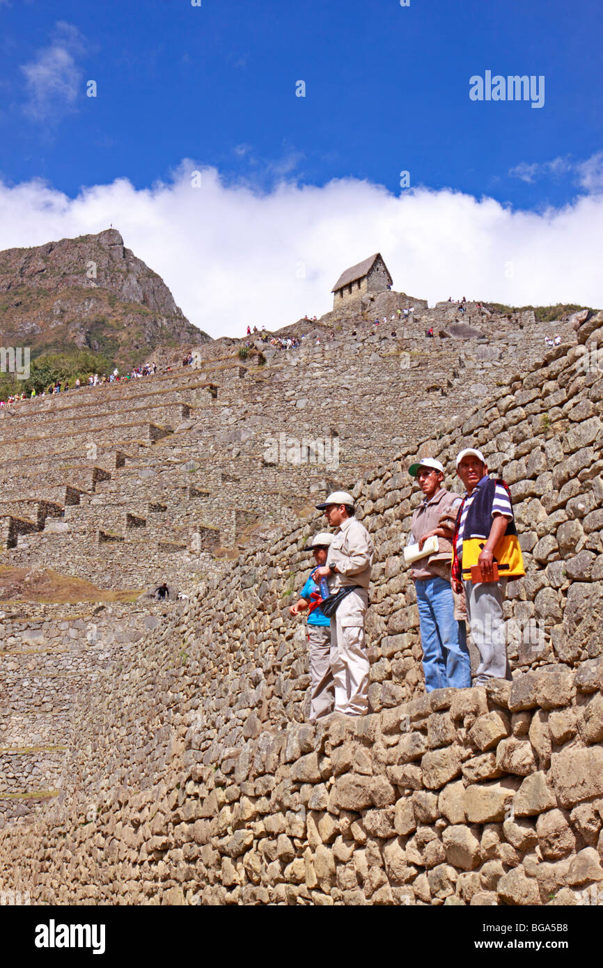 Machu Picchu, Peru, Südamerika Stockfoto