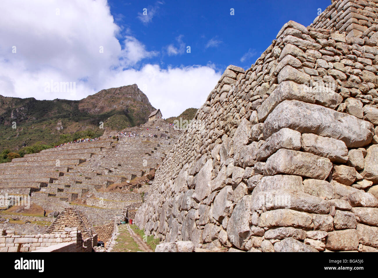 Machu Picchu, Peru, Südamerika Stockfoto