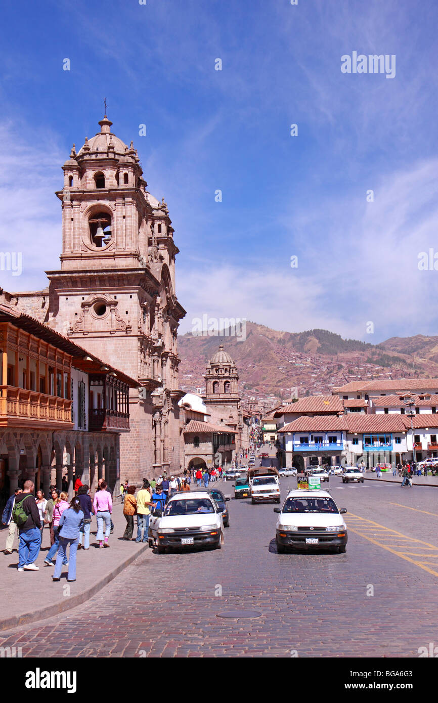 Iglesia La Companía, Cuzco, Anden, Peru, Südamerika Stockfoto