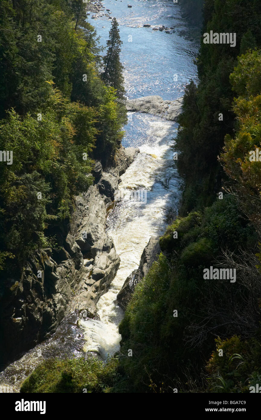 St. Anne Canyon River, Quebec, Kanada Stockfoto