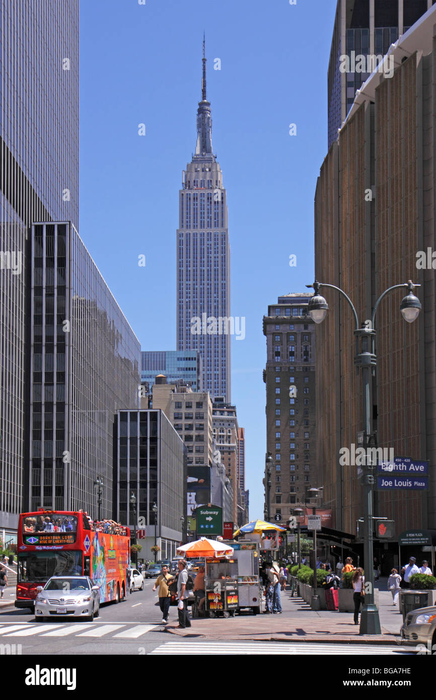 Empire State Building, Manhattan, New York, Vereinigte Staaten von Amerika Stockfoto