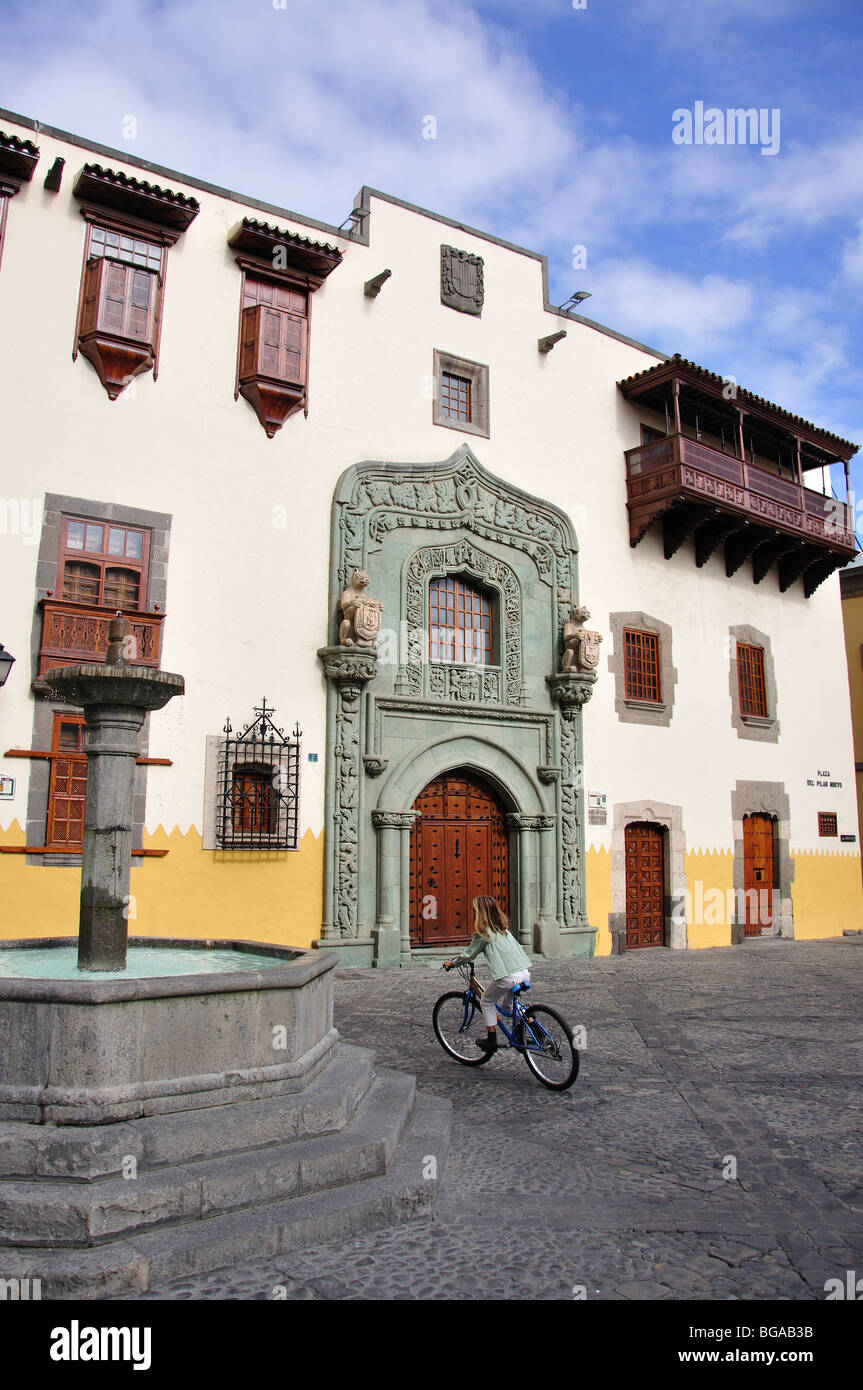 Casa de Colon, Vegueta, Las Palmas de Canaria, Gran Canaria, Kanarische Inseln, Spanien Stockfoto
