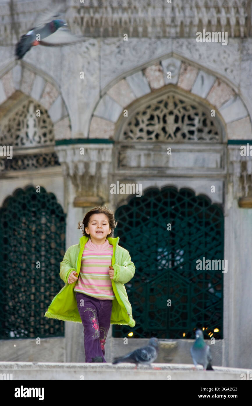 Yeni Camii oder neue Moschee in Istanbul Türkei Stockfoto