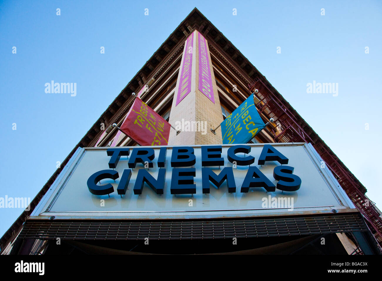 Tribeca Kinos in Manhattan, New York City Stockfoto
