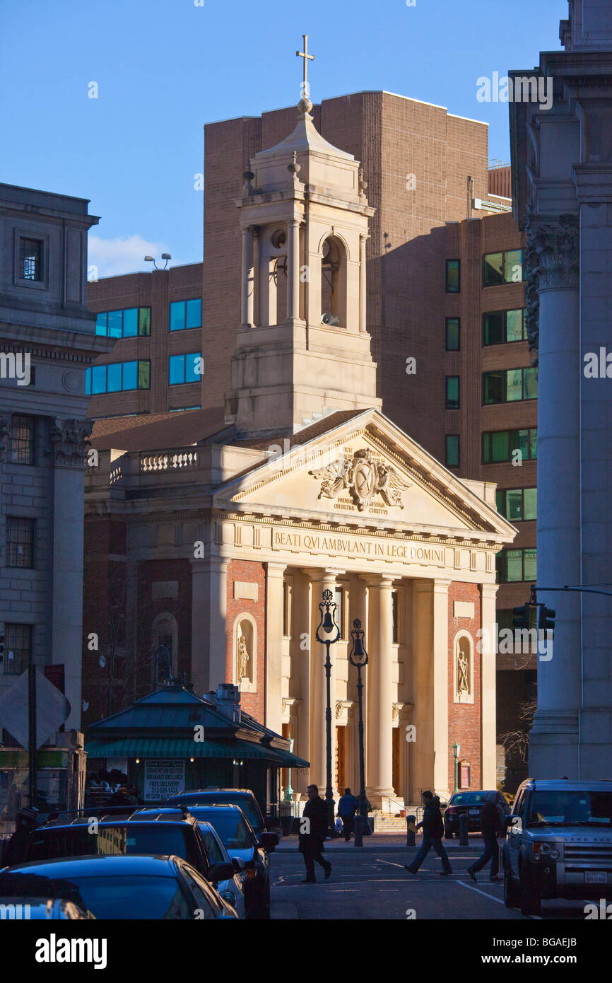 Katholische Kirche St. Andrew, Downtown Manhattan, New York City Stockfoto