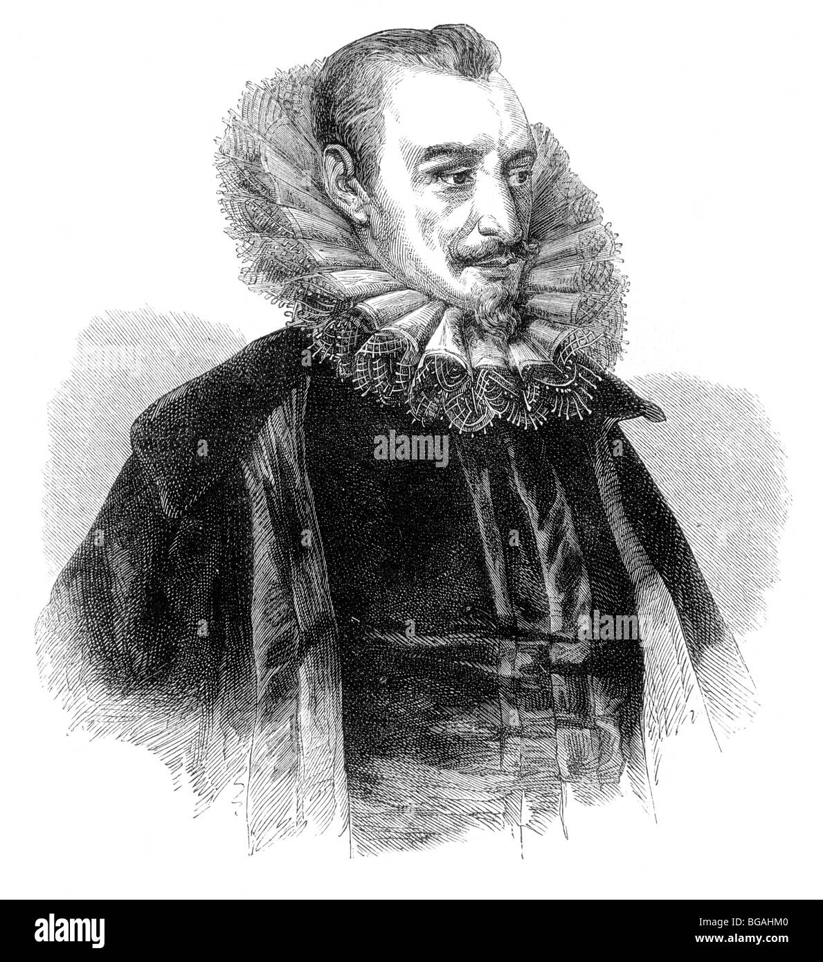 Abbildung; Porträt von Edmund Spencer, englischer Dichter b 1552, d 1599 Stockfoto