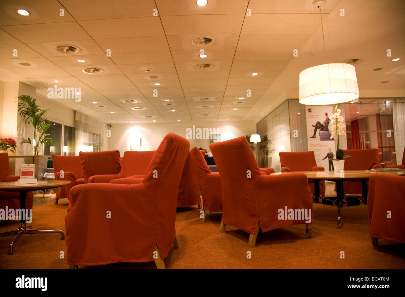 SAS Lounge Heathrow Stockfoto
