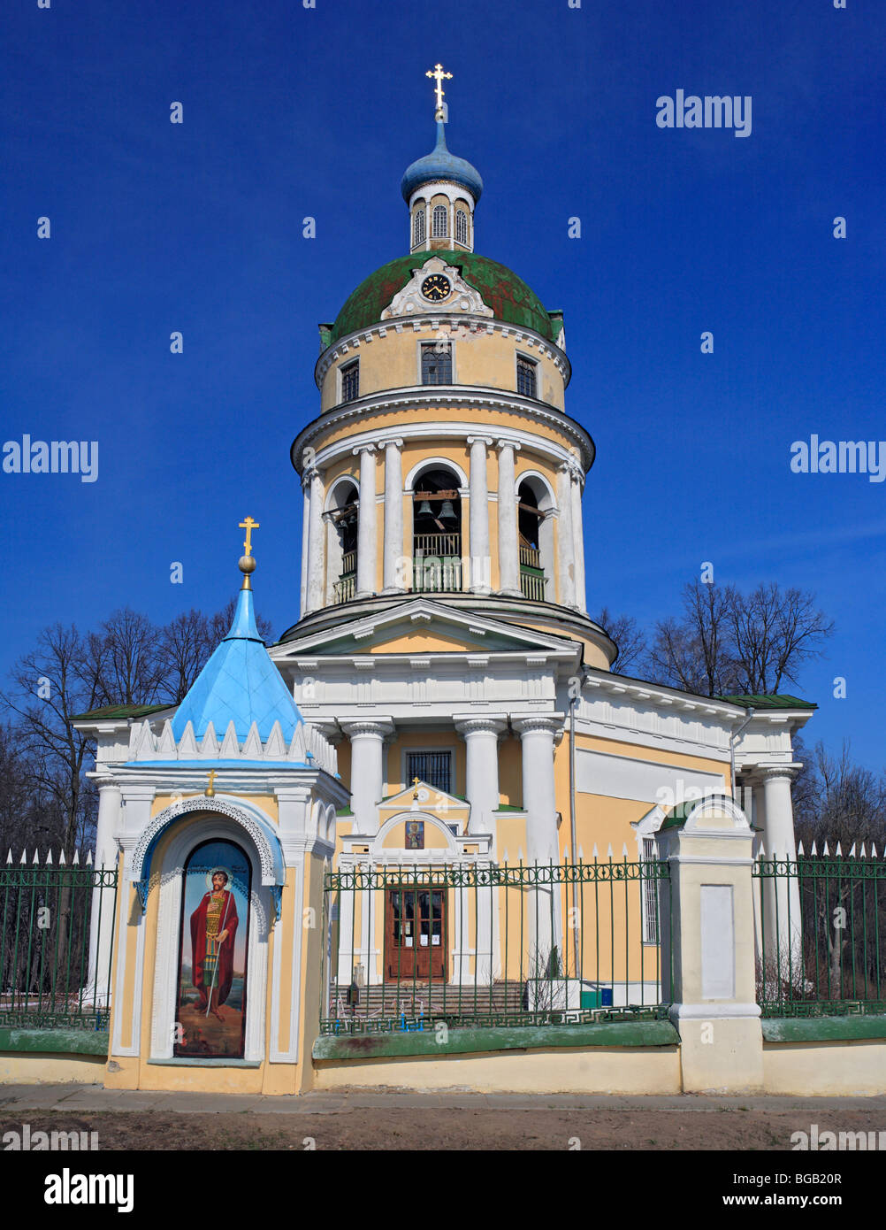 Nikolaikirche (1820 s), Grebnevo, Moscow Region, Russland Stockfoto