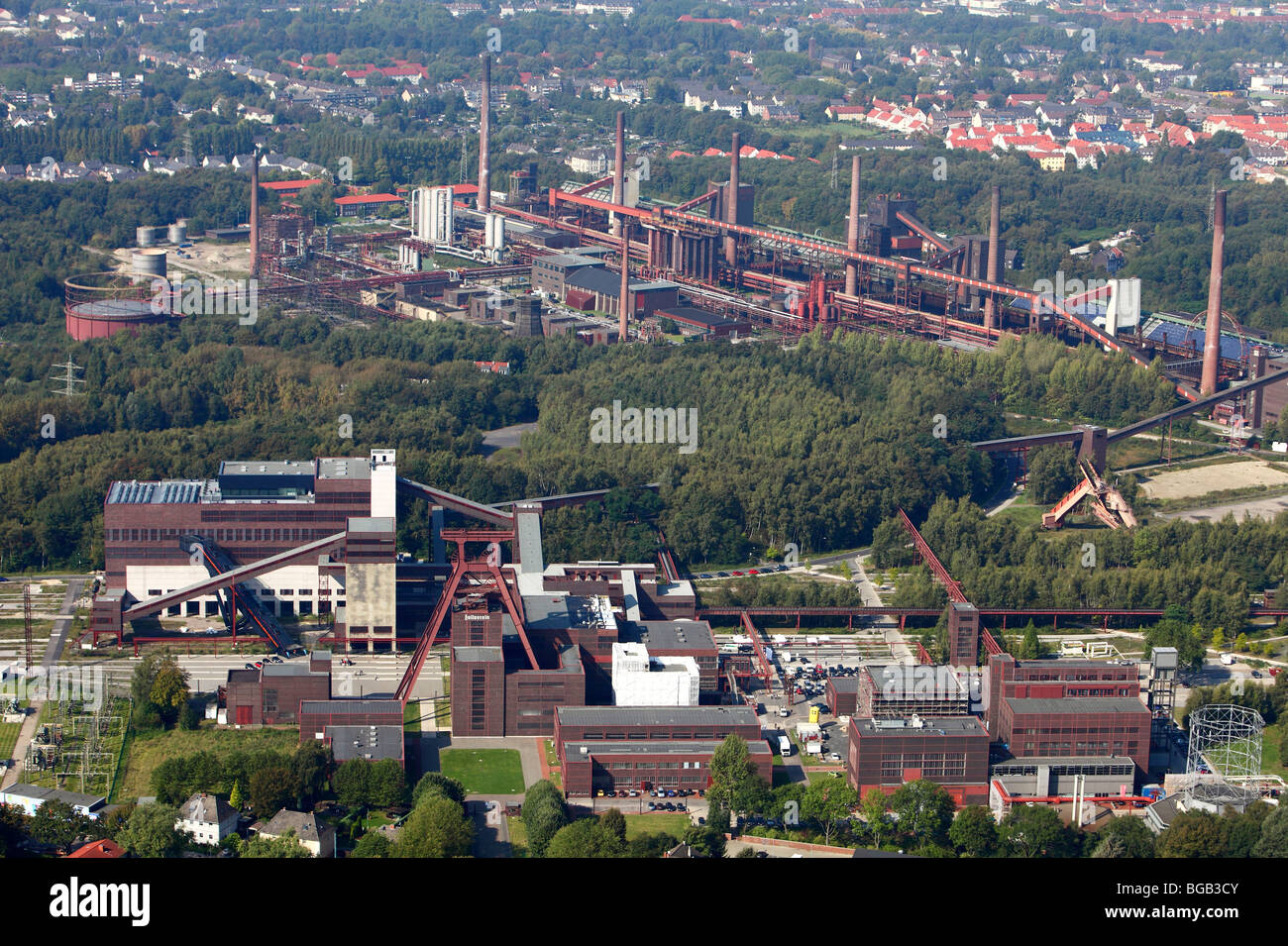 Weltkulturerbe, Zeche-Zollverien, Essen, NRW, Deutschland, Europa. Stockfoto