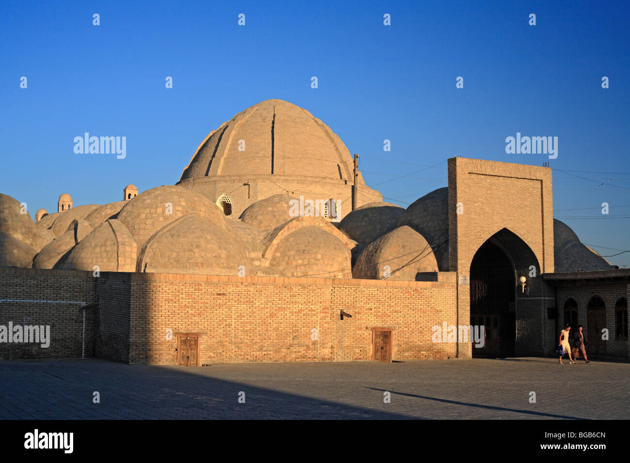 Kuppeln der Taq-i-Zaragon (Juwelier "Basar), (16. Jh.), Buchara, Usbekistan Stockfoto