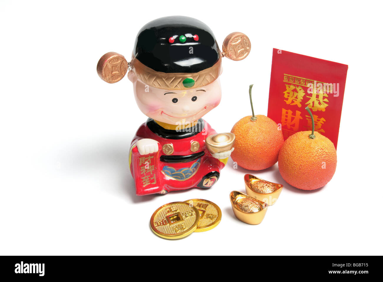 Chinesisches Neujahr-Dekorationen Stockfoto