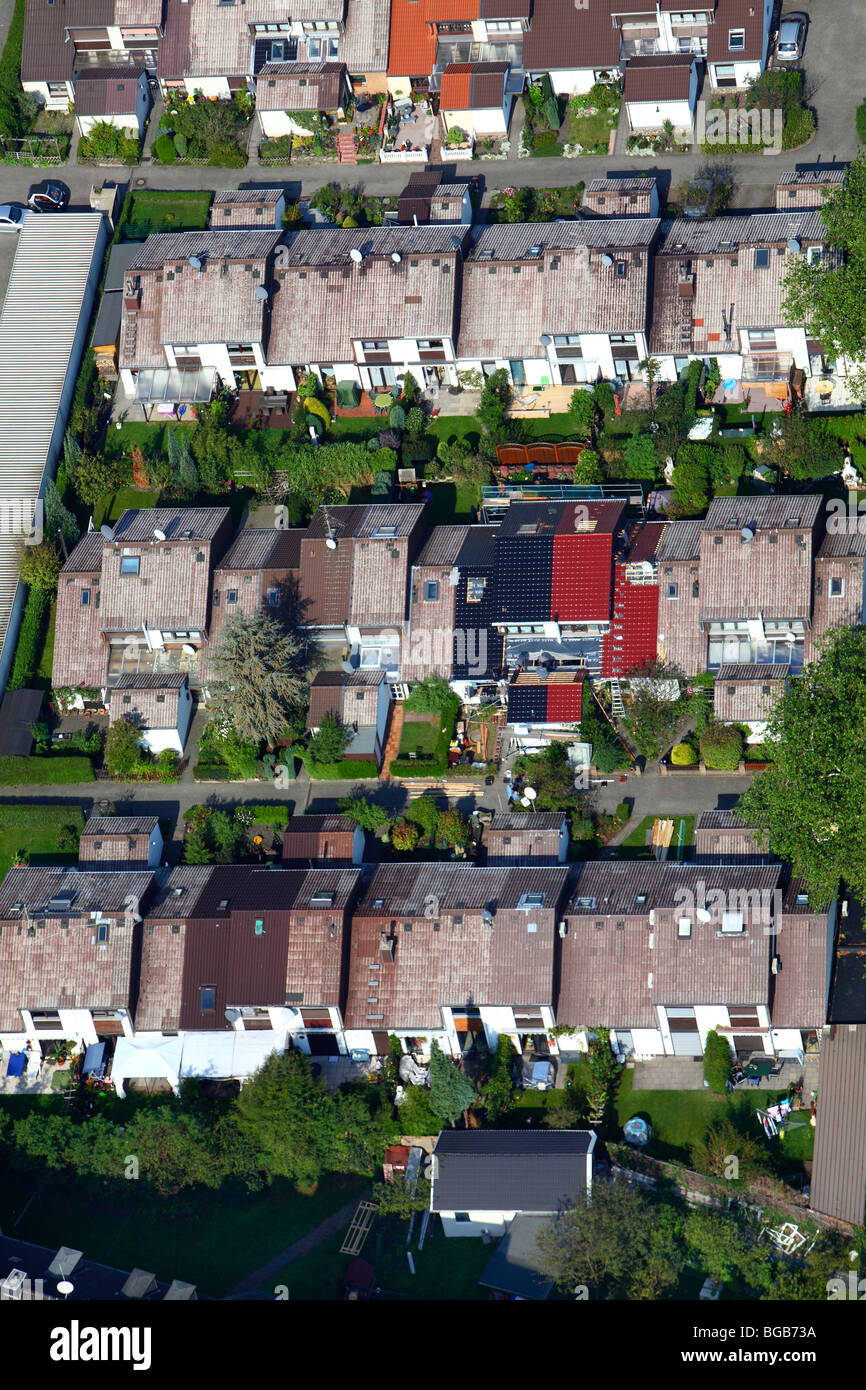 Wohnhäuser in der Mitte der Stadt Essen, Rüttenscheid, NRW, Deutschland, Europa. Stockfoto