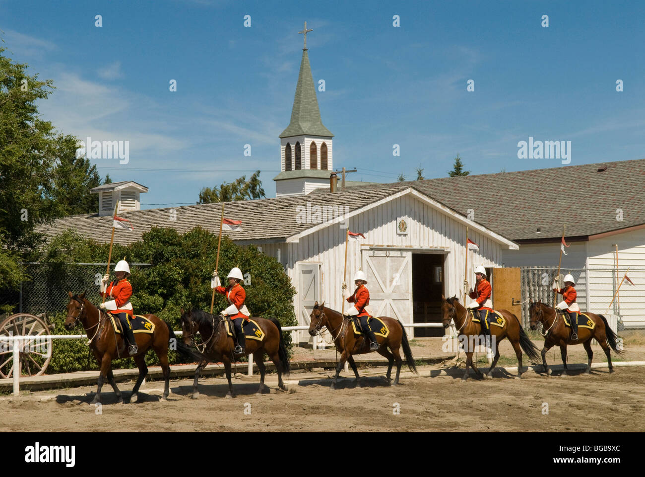 Kanada Alberta Fort Macleod Stockfoto