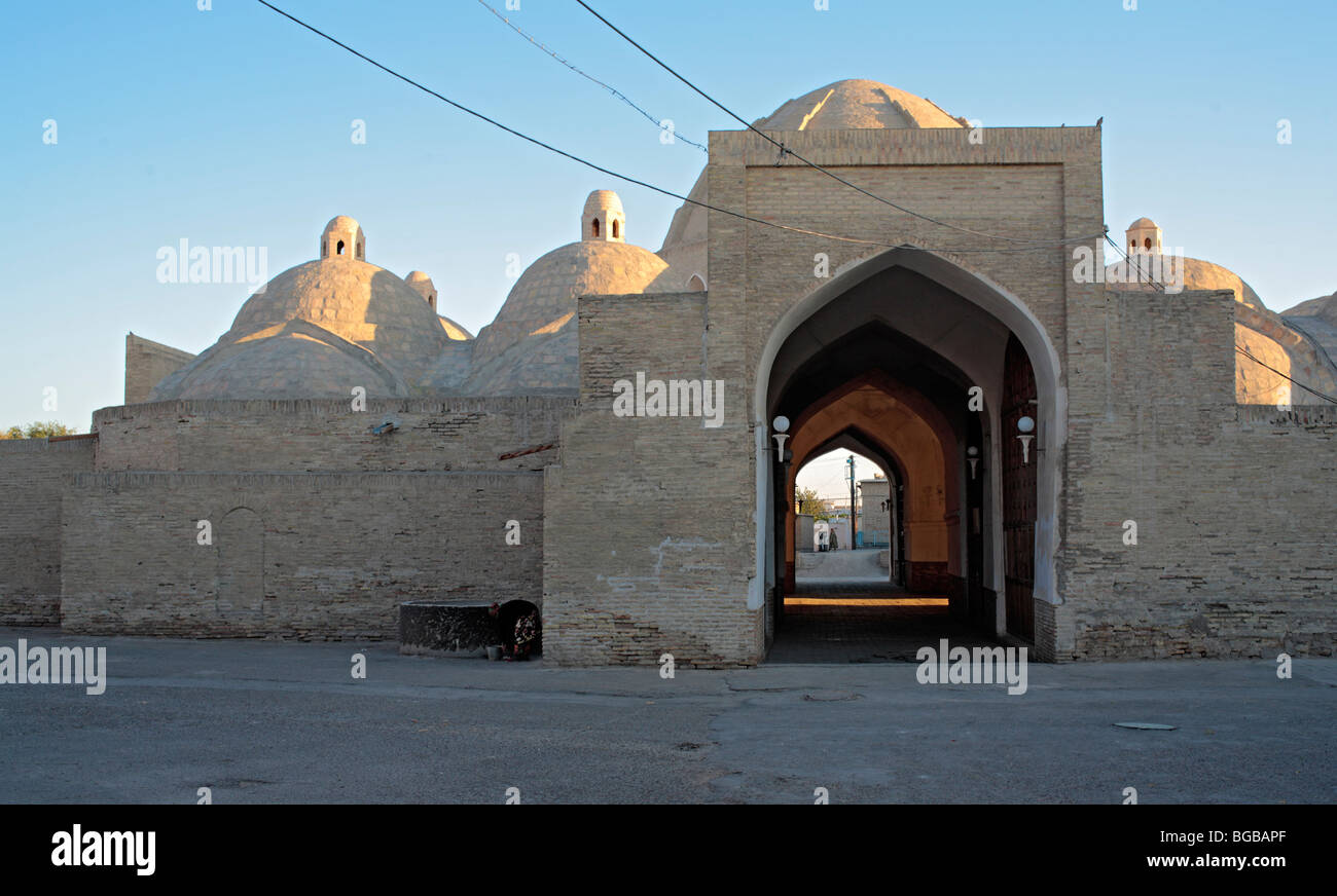 Kuppeln der Taq-i-Zaragon (Juwelier "Basar), (16. Jh.), Buchara, Usbekistan Stockfoto