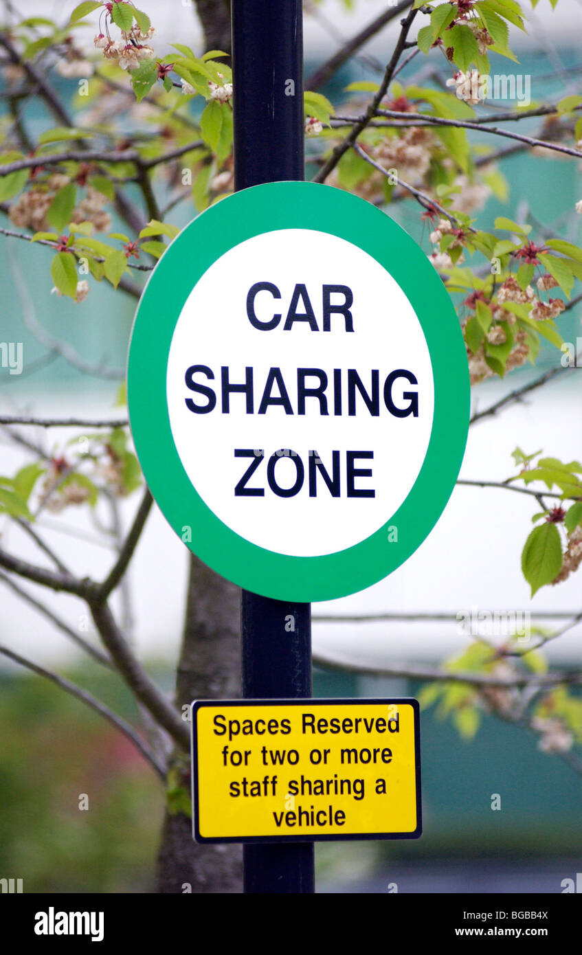Lizenzfreie kostenlose Foto von Car-sharing-System Zeichen UK Stockfoto