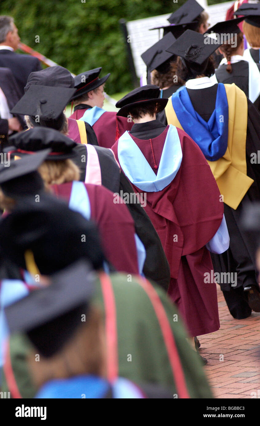 Royalty free Foto von Graduierung Zeremonie Studenten Absolventen Erfolg Stockfoto