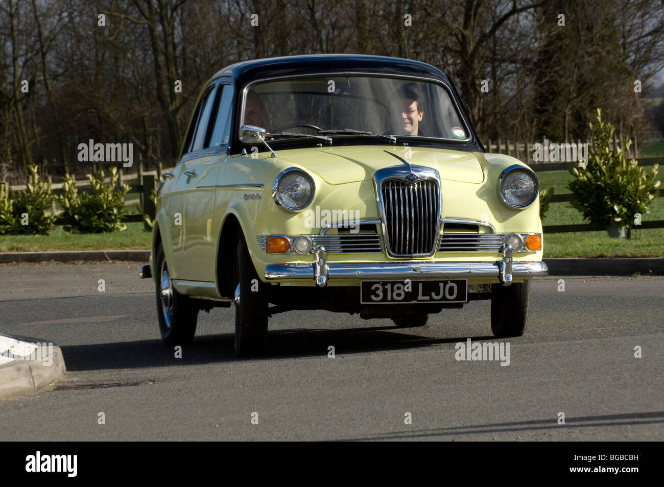 Riley 1.5 klassische englische Familie Limousine aus den 1950er Jahren Stockfoto