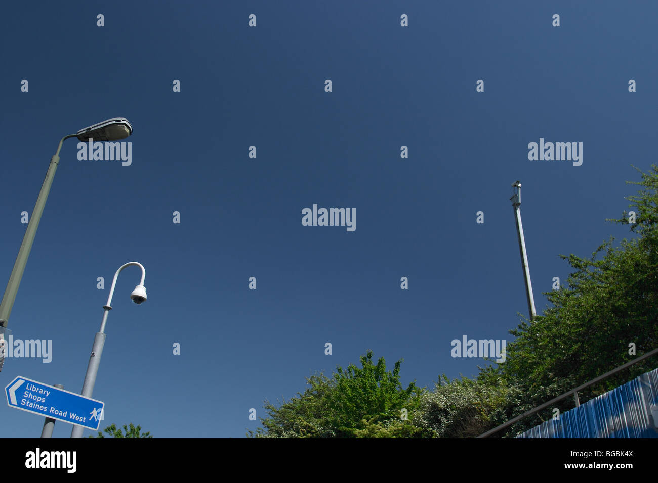 Sunbury Cross Kreisverkehr detail Stockfoto