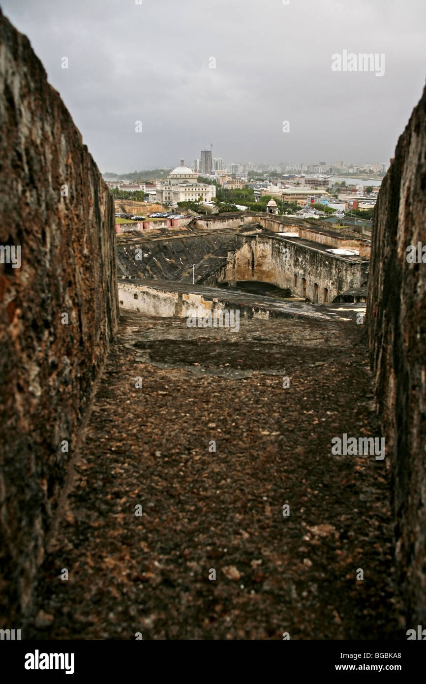 Castillo de San Christobal in Old San Juan Puerto Rico Stockfoto