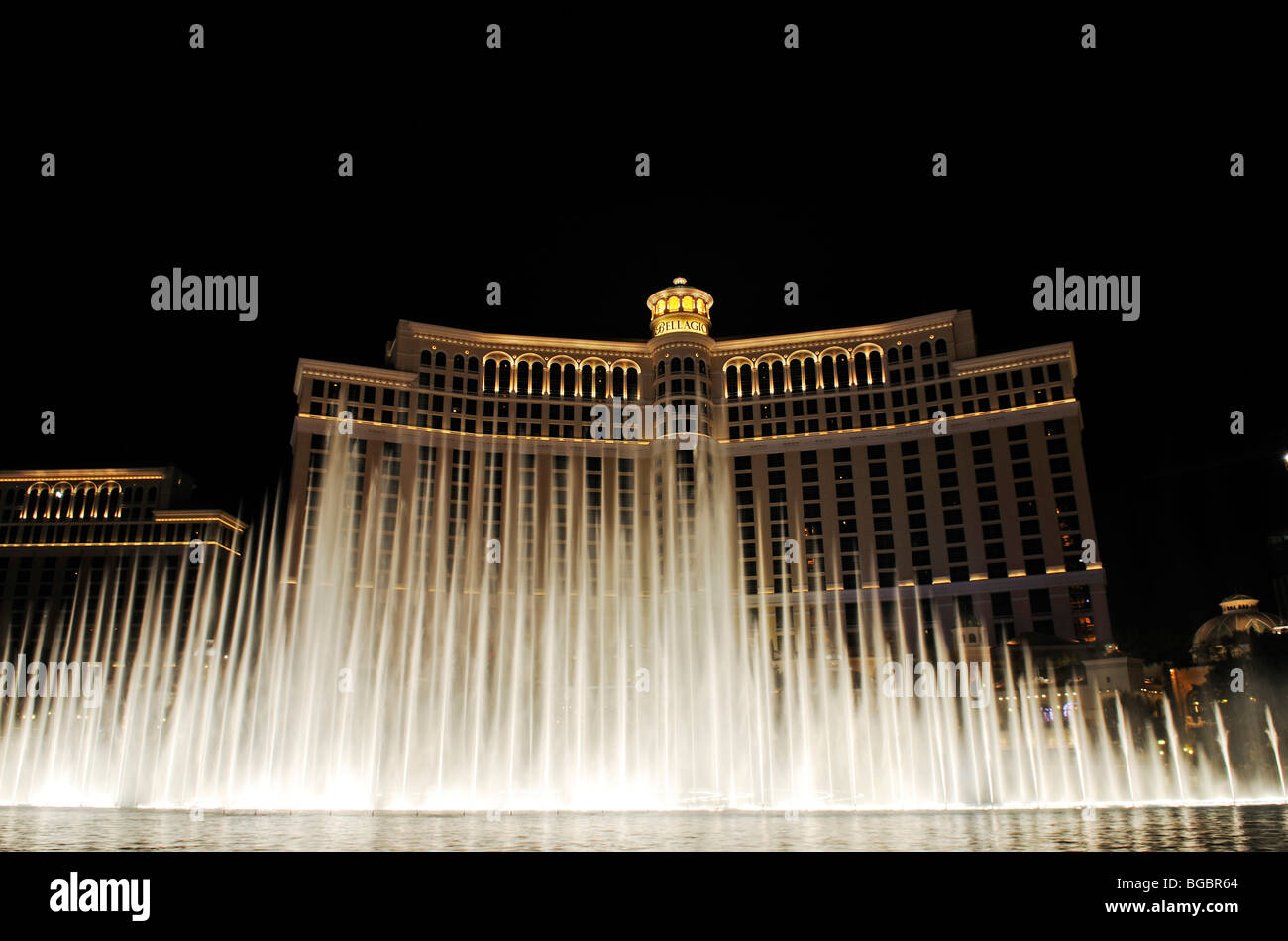 Brunnen, Hotel Bellagio, Las Vegas, Nevada, USA Stockfoto