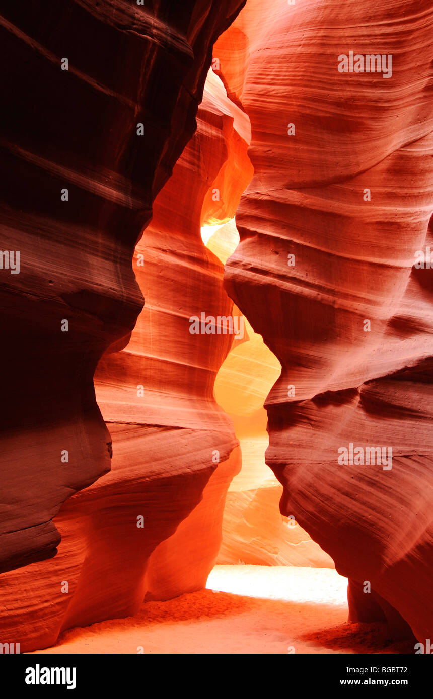 Der Antelope Canyon, Page, Arizona, Vereinigte Staaten von Amerika Stockfoto