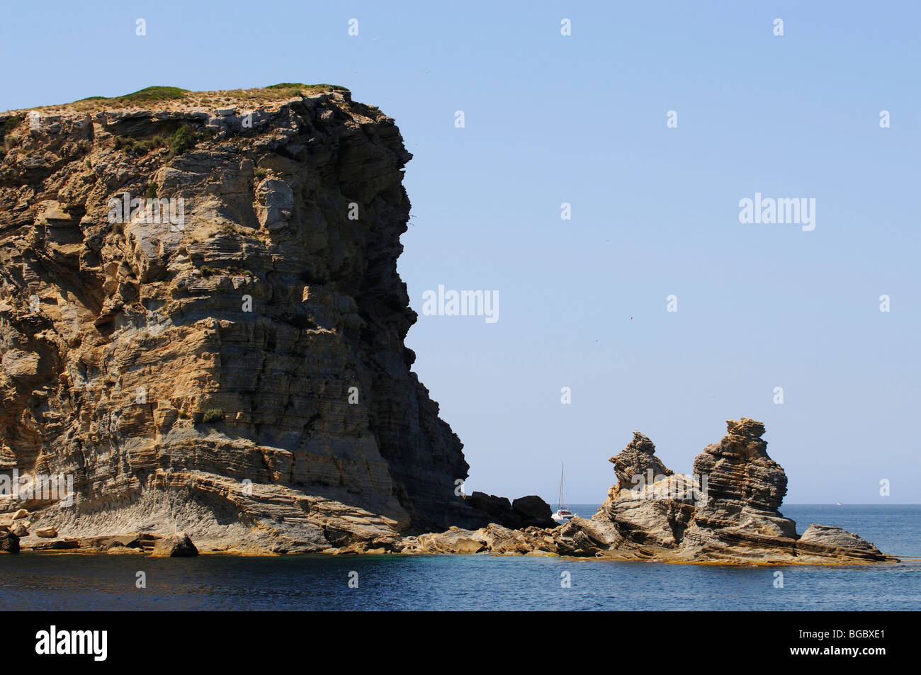 Punta de sa Torre, Ibiza, Kiefer-Inseln, Balearen, Spanien, Europa Stockfoto