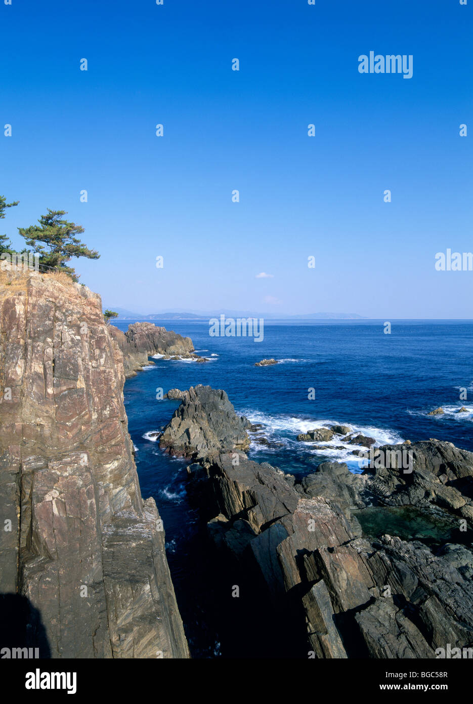 Karakuwa Halbinsel, Kesennuma, Miyagi, Japan Stockfoto