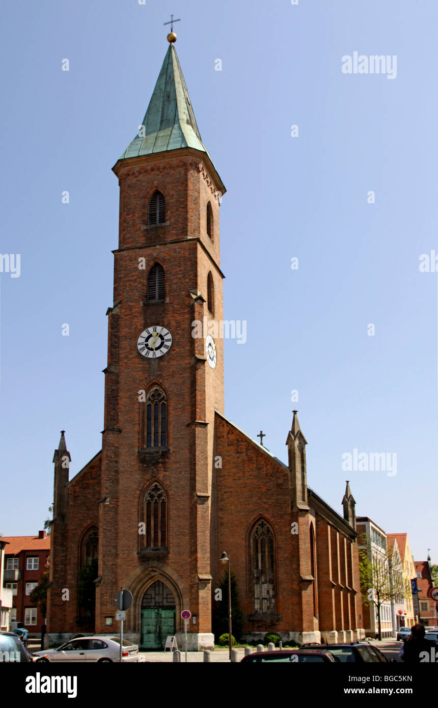 Matthaeuskirche Kirche, erste protestantische Kirche von Ingolstadt, Ingolstadt, Bayern, Deutschland, Europa Stockfoto