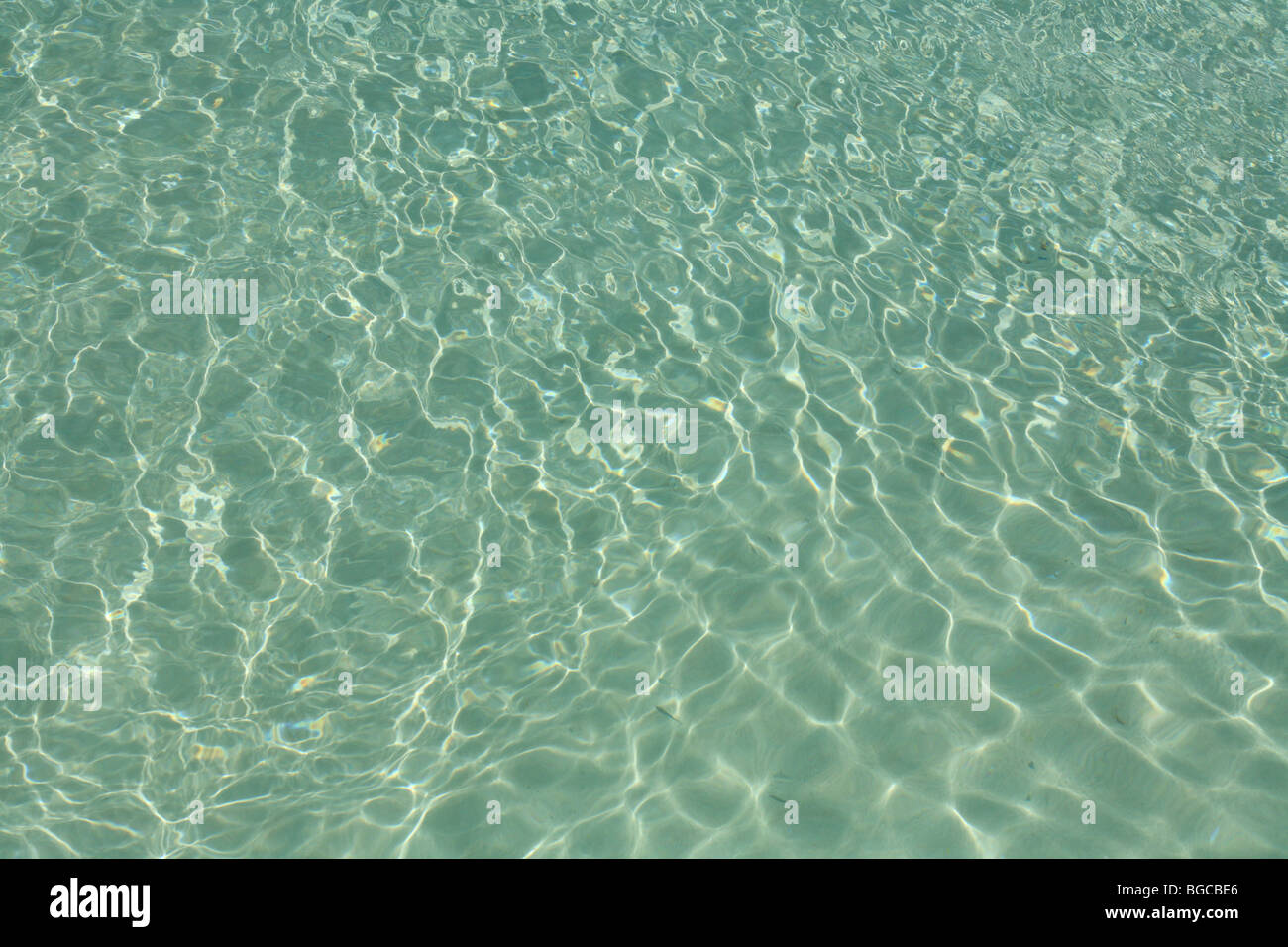 Oberfläche des Meeres, Miyakojima, Okinawa, Japan Stockfoto