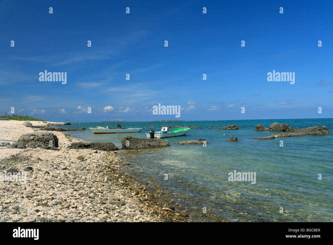 Shiraho, Ishigaki, Okinawa, Japan Stockfoto