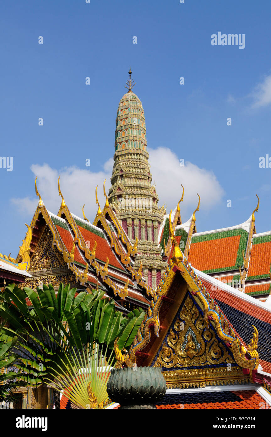 Thailand; Bangkok; Grand Palace; Wat Phra Kaew Stockfoto
