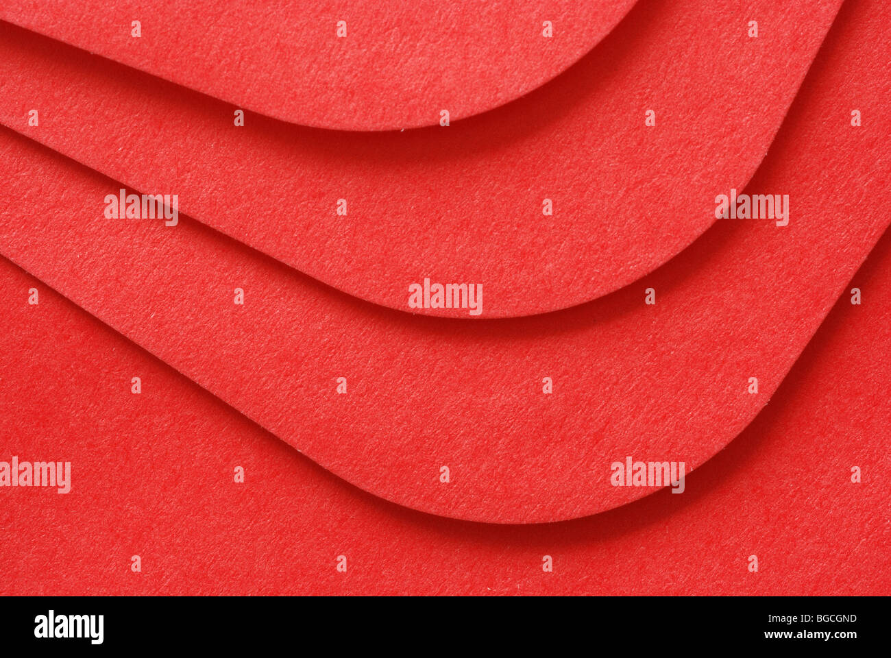 Rote Umschläge in Nahaufnahme Stockfoto