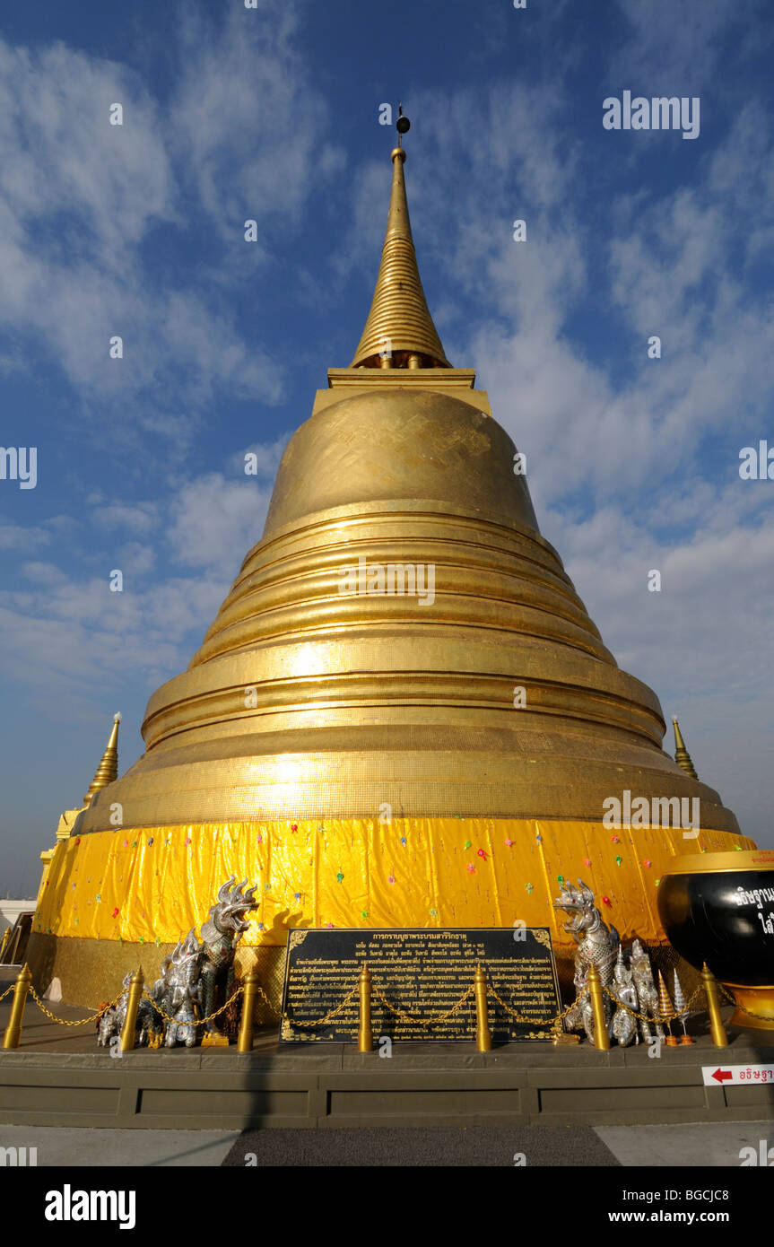 Thailand; Bangkok; Banglamphu; Wat Saket; Der Goldene Berg Stockfoto