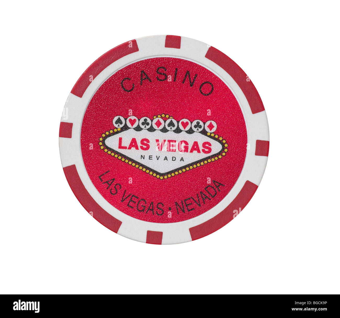 Casino-Chip Stockfoto