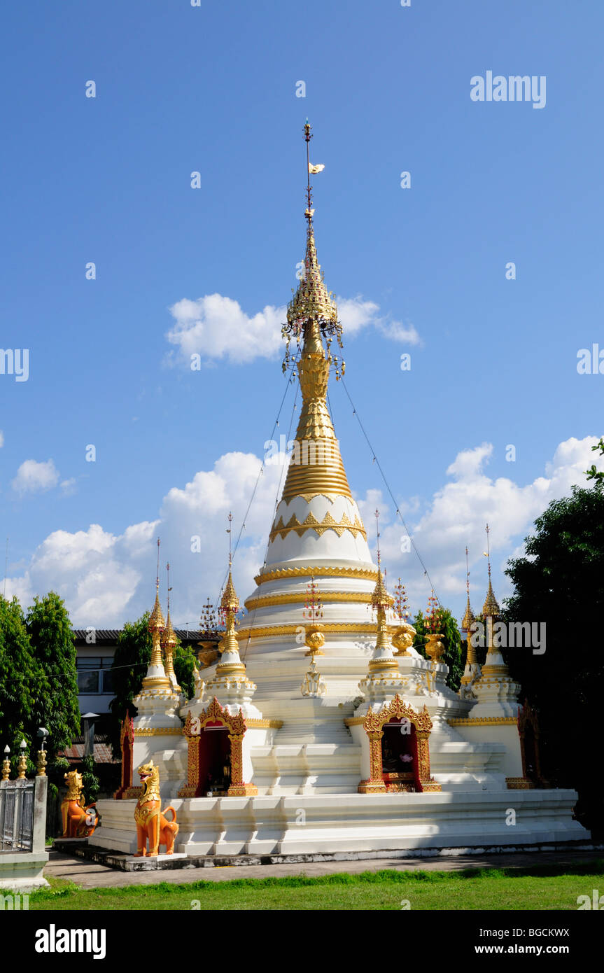 Thailand; Mae Hong Son; Wat Jong Kham Stockfoto