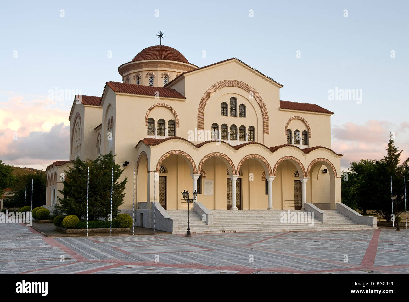 St. Gerasimos der Omalon auf der Insel Kefalonia in Griechenland Stockfoto