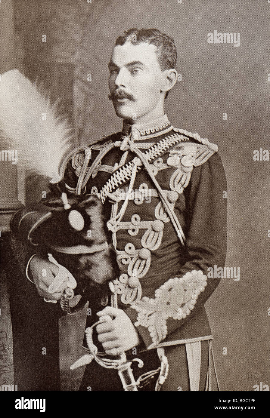 Lieutenant Colonel David Stanley William Ogilvy, 11. Earl of Airlie, 1856 bis 1900. Schottischen Peer. Stockfoto