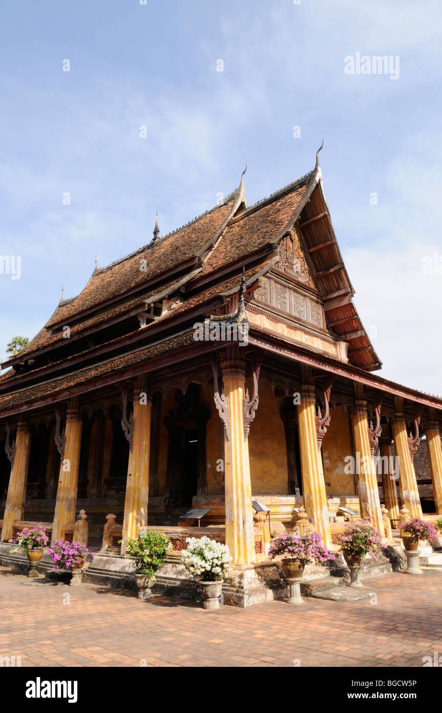 Laos; Vientiane; Wat Si Saket Stockfoto