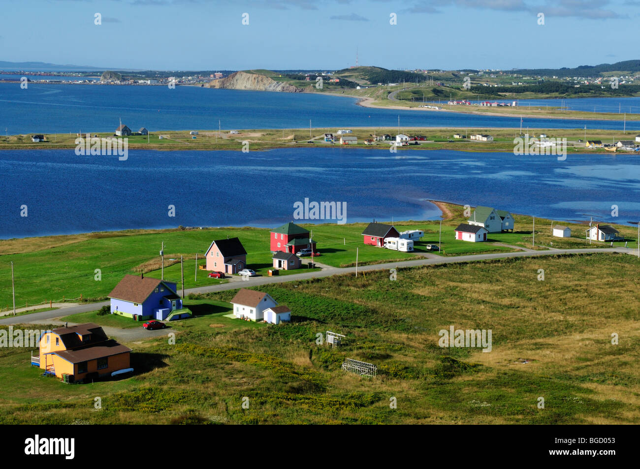Blick vom Ile du Havre Aux Maisons über Ile du Cap Aux Meules, Iles De