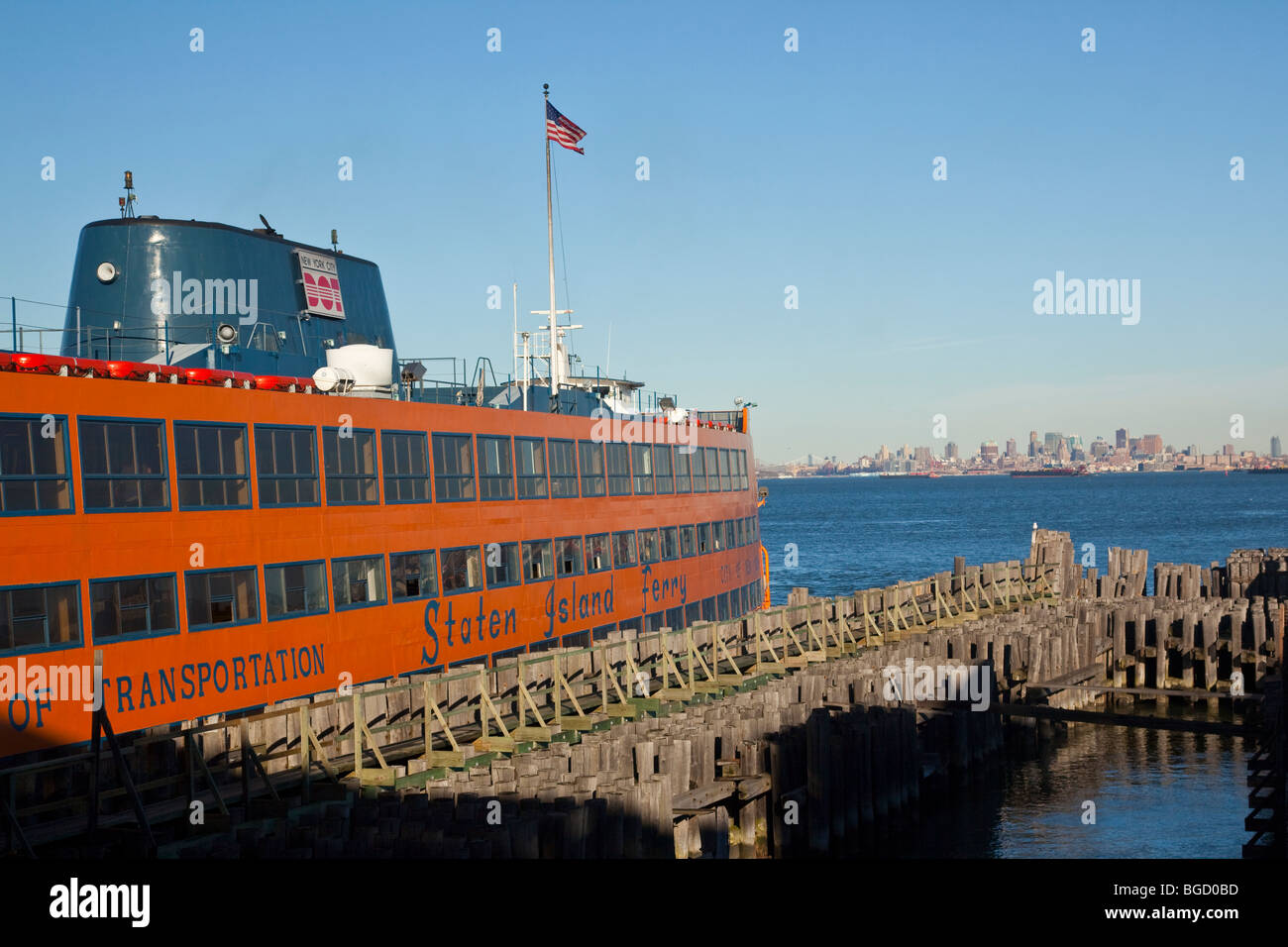 Staten Island Ferry in New York City Stockfoto