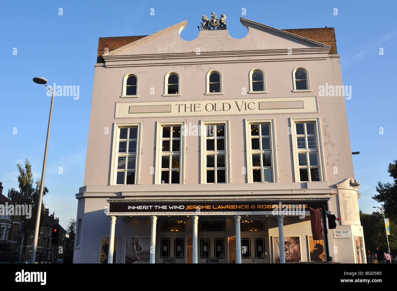 Old Vic Theatre die geschnittenen Waterloo-London-UK Stockfoto