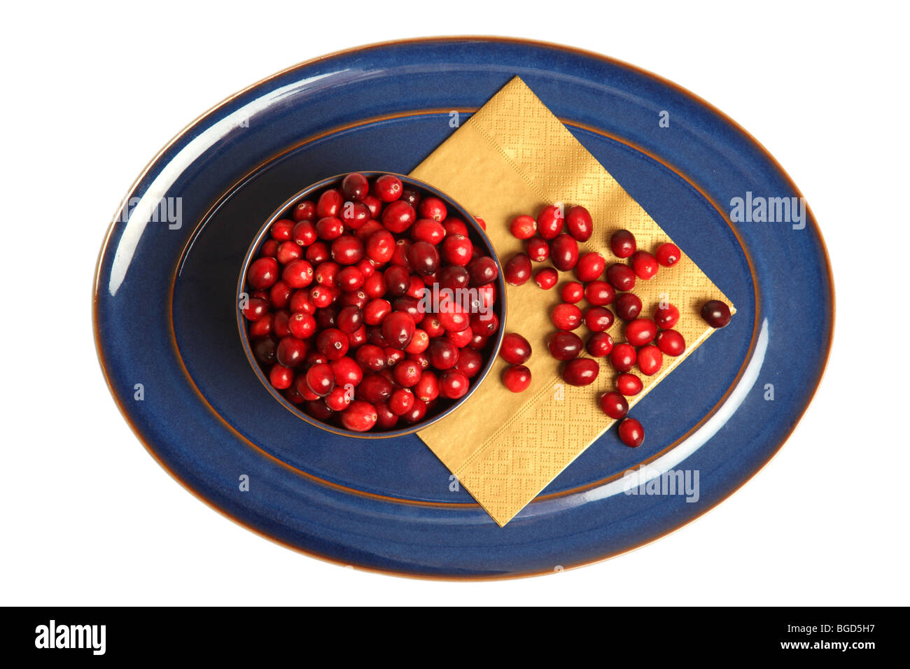 Rohe Moosbeeren bereit, vorbereitet zu sein Stockfoto
